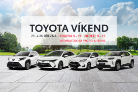 TOYOTA VÍKEND 25. a 26. BŘEZNA