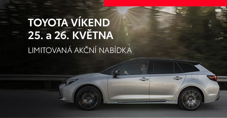 Toyota víkend 25. a 26. května