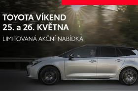 Toyota víkend 25. a 26. května