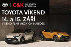 Toyota víkend 14. a 15. září