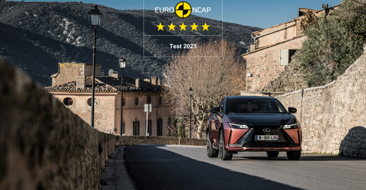 Nový LEXUS RZ získal pět hvězd v bezpečnostních testech Euro NCAP