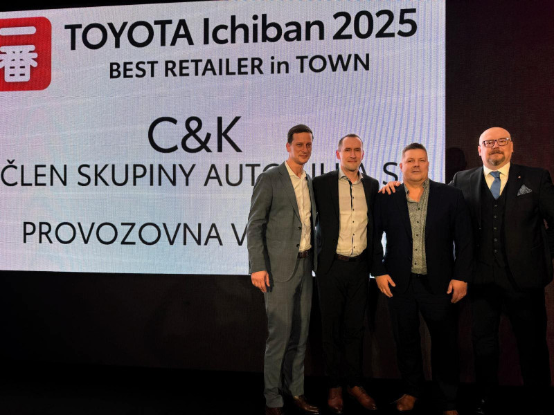 Získali jsme prestižní ocenění TOYOTA ICHIBAN 2025
